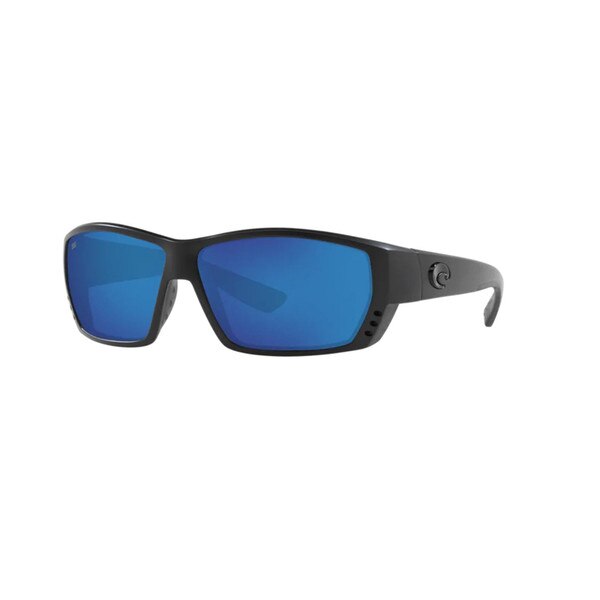 Costa Tuna Alley Sunglasses Polarized in Blackout with Blue Mirror 580G